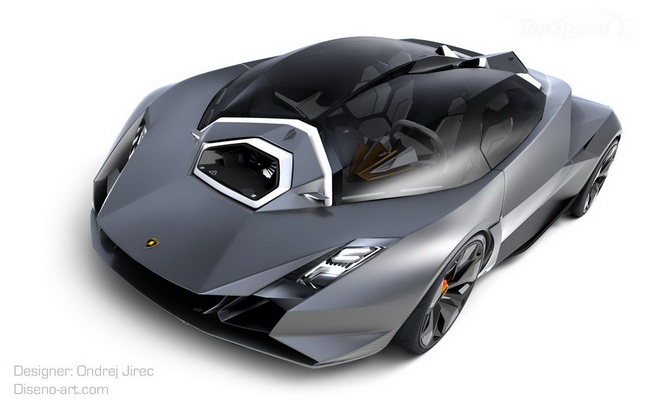 Lamborghini phong cách máy bay tàng hình