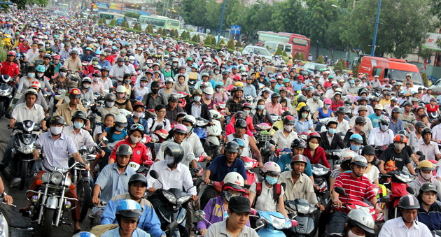 Hà Nội và TP.HCM dẫn đầu thế giới về tỷ lệ người dân sử dụng xe máy