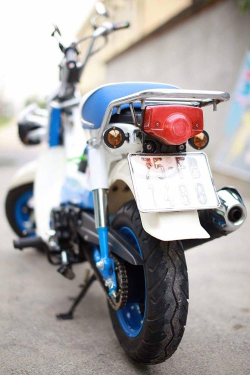 Sơn xe máy Honda Chaly màu xanh lá cực đẹp  SƠN XE SÀI GÒN