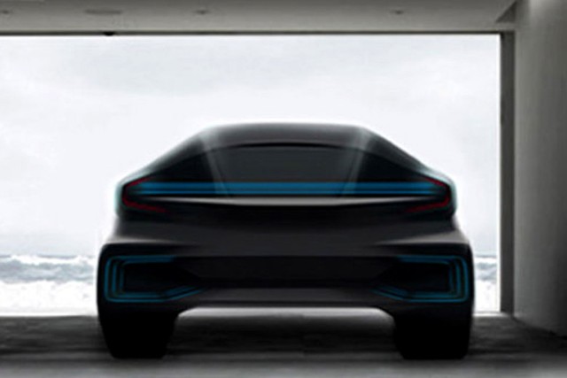 
Một mẫu thiết kế xe hơi của Faraday Future.
