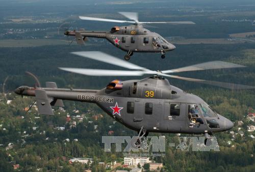 Trực thăng Ansat mới được trang bị cho không quân Nga.