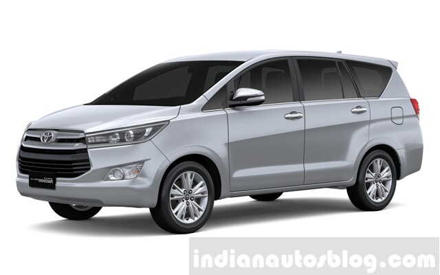 Như đã biết, Toyota Innova thế hệ mới sở hữu chiều dài tổng thể 4.735 mm, rộng 1.830 mm, cao 1.795 mm và chiều dài cơ sở 2.750 mm. Tại thị trường Indonesia, Toyota Innova thế hệ mới có 3 bản trang bị khác nhau là G, V và Q. Bên cạnh đó là 6 màu sơn ngoại thất dành cho Toyota Innova 2016.
