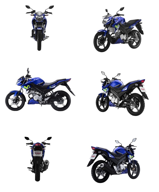  Thiết kế của Yamaha FZ150i Movistar. 