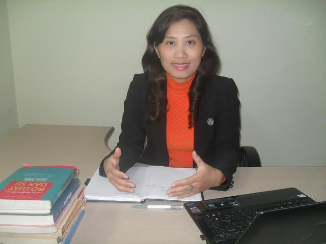 
Luật sư Trịnh Cẩm Bình - giám đốc công ty Luật Biển Đông (Đoàn luật sư Hà Nội).

