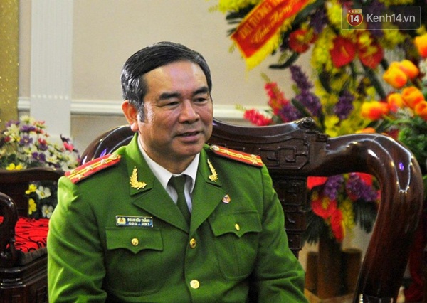 
Đại tá Thắng khẳng định bình cứu hỏa rất khó phát nổ.
