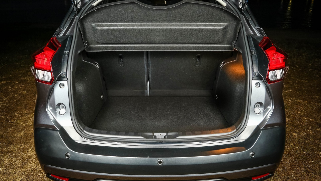 Khoang hành lý của Nissan Kicks cũng được tuyên bố là hàng đầu trong phân khúc.