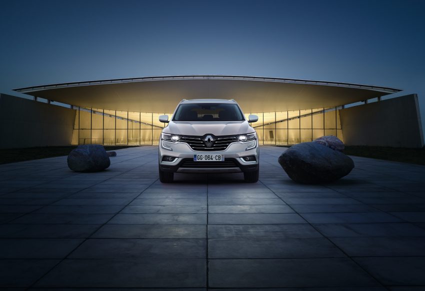 Hệ thống hỗ trợ người lái ADAS chỉ có trên Renault Koleos 2016 ở một số thị trường. Hệ thống bao gồm phanh linh hoạt khẩn cấp, chờ chuyển làn đường, cảnh báo khoảng cách an toàn, nhận diện biển báo giao thông, cảnh báo vượt quá tốc độ, cánh báo điểm mù và phát hiện dấu hiệu mệt mỏi của người lái. Bên cạnh đó là camera chiếu hậu, đèn pha tự động, cảm biến đỗ xe và hỗ trợ đỗ xe.