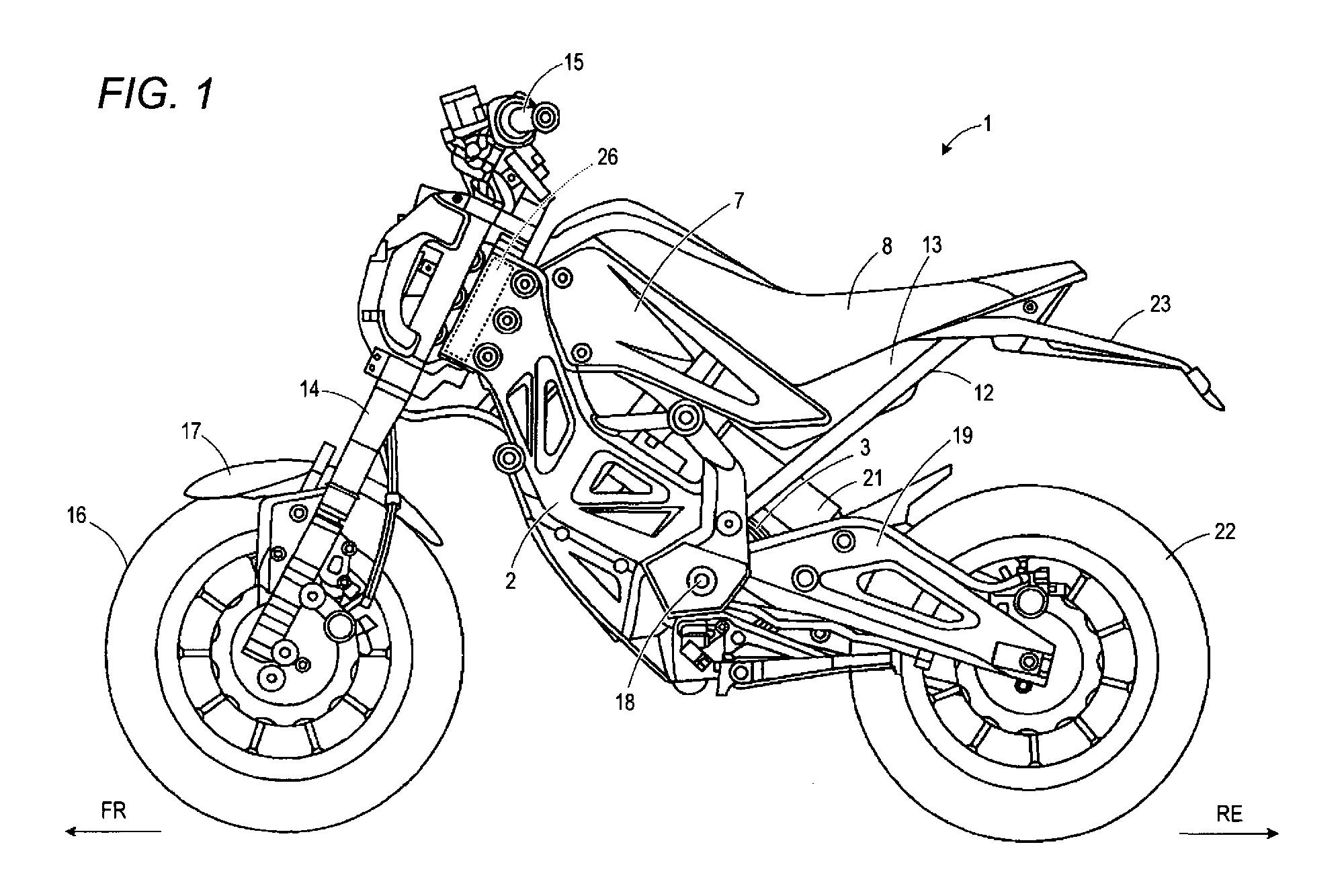 Hình ảnh của Suzuki Extrigger trong tài liệu đăng ký bản quyền.