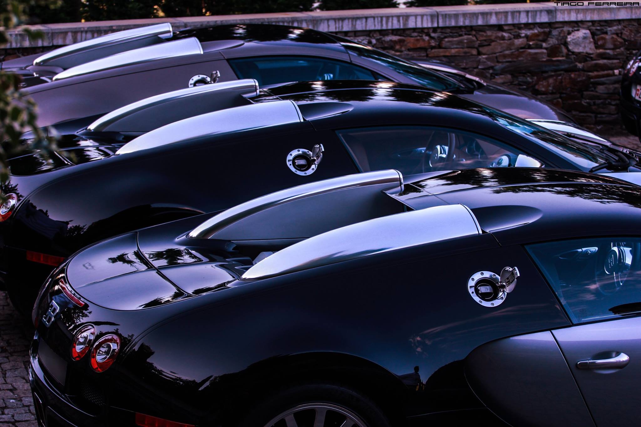 
Có khoảng 10 chiếc Bugatti Veyron xuất hiện trong sự kiện đặc biệt này.
