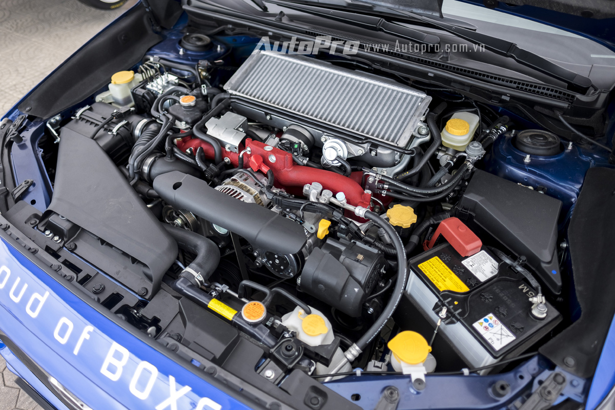 
Và trái tim cung cấp sức mạnh cho Subaru WRX STi là khối động cơ Boxer 2.5L có tăng áp với công suất 305 mã lực và mô-men xoắn cực đại 407Nm.
