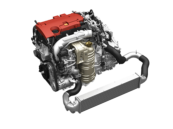 
Mô hình động cơ 2.0L tăng áp được dùng trên Civic 2017 Si tại thị trường Bắc Mỹ.
