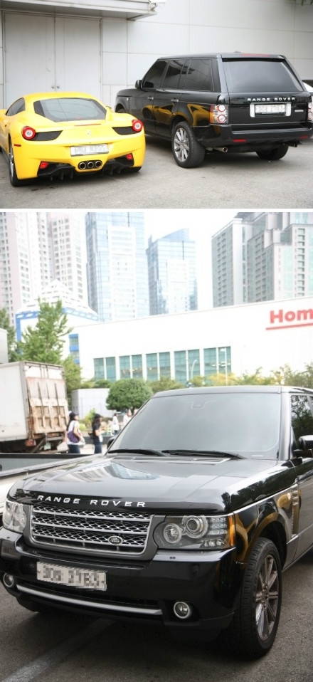 
Chiếc Range Rover...
