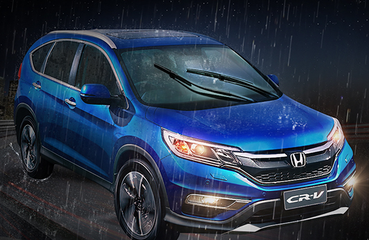 Honda CR-V 2.4L phiên bản cao cấp được trang bị cảm biến tự động gạt mưa và cảm biến bật/tắt đèn chiếu sáng tự động.