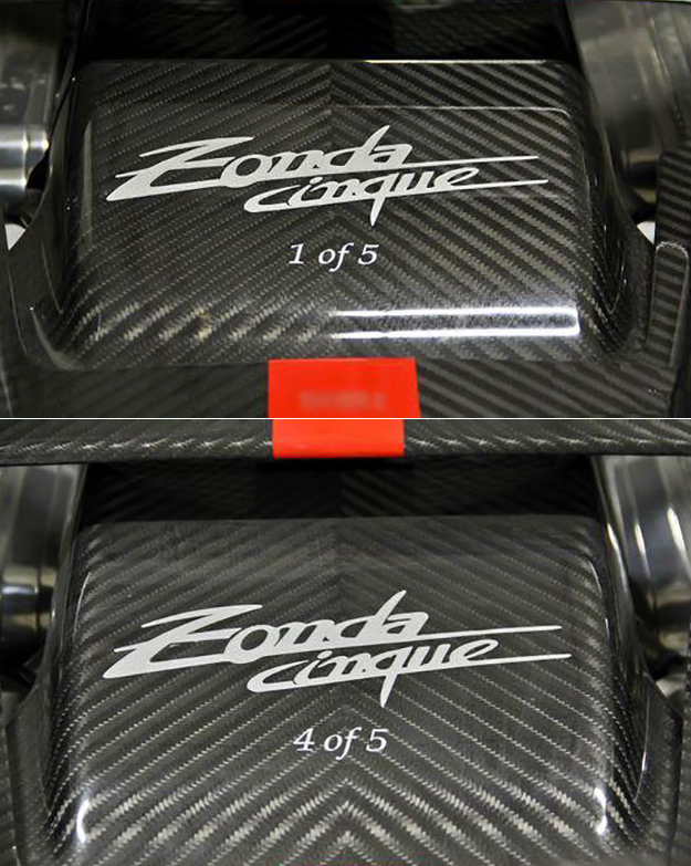 
Chỉ có 5 chiếc Pagani Zonda Cinque được sản xuất trên toàn thế giới và 2 chiếc xuất hiện trong hầm mang số thứ tự 01 và 04. Pagani Zonda Cinque có giá bán vào khoảng 2,2 triệu USD.
