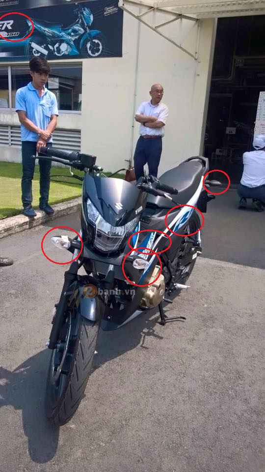 Suzuki Raider R150 FI 2017 tại Việt Nam được trang bị 4 đèn xi-nhan rời. Ảnh: 2banh.vn