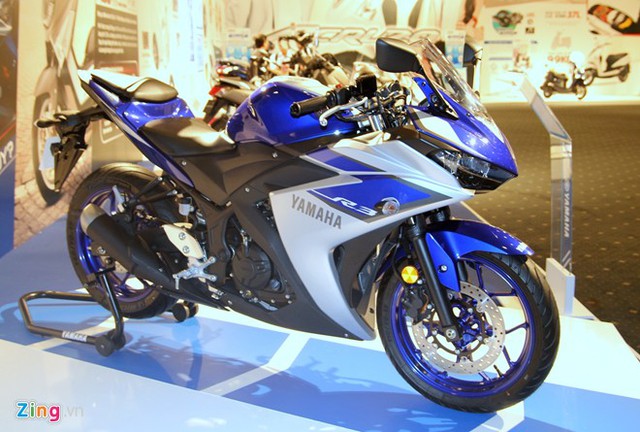 
YZF R3 là mẫu xe mới được Yamaha giới thiệu tại thị trường Việt Nam cùng mức giá 150 triệu đồng. Ảnh: Minh Anh.
