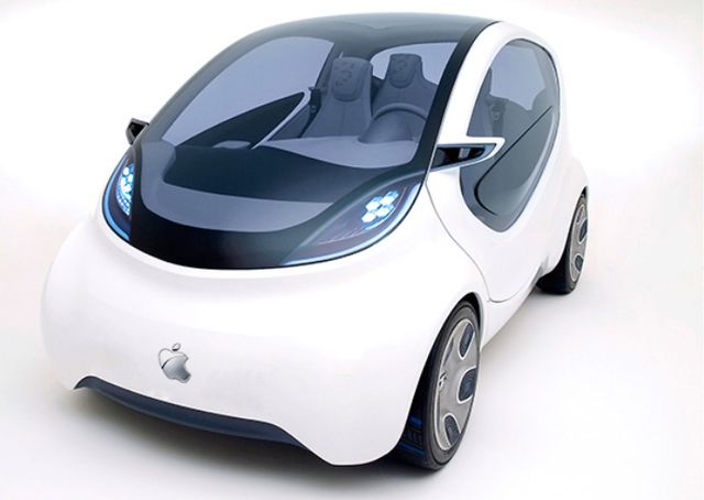 
Hình ảnh phác họa xe điện tương lai của Apple.

