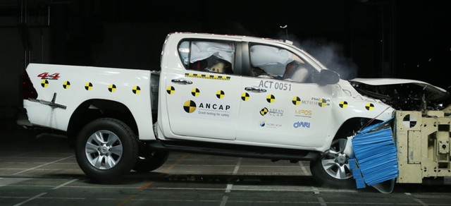 
ANCAP dựa trên Toyota Hilux 2016 để đưa ra điểm số an toàn của Fortuner thế hệ mới.
