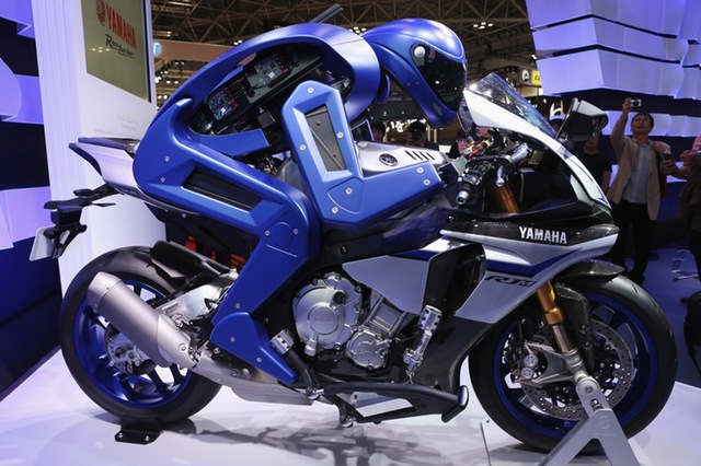 
Yamaha Motobot tại triển lãm Tokyo 2015.
