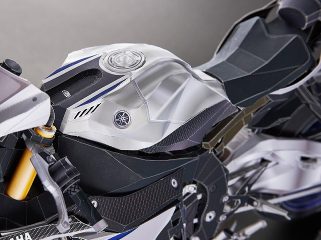 Độc đáo mô hình giấy các mẫu Moto của Yamaha  Motosaigon