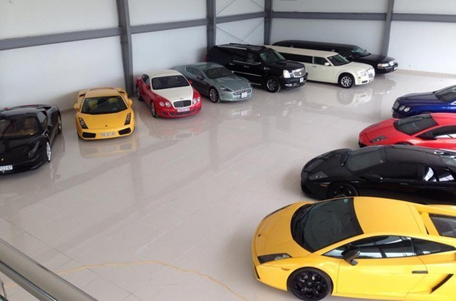 Garage của đại gia trong lĩnh vực ga tại Hà Nội.