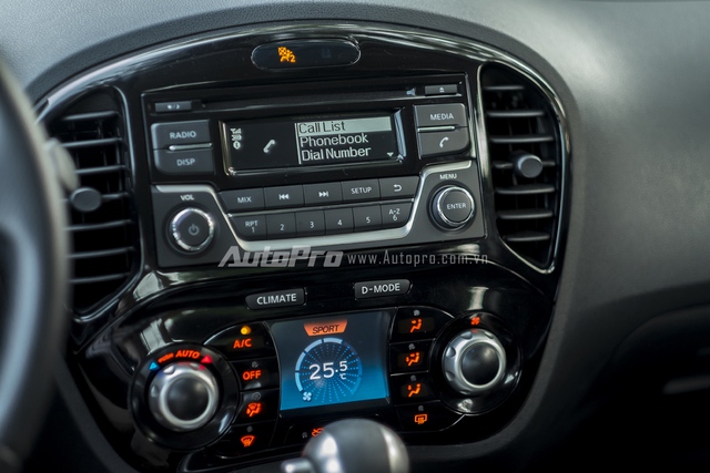 
Nissan Juke cung cấp kết nối bluetooth cho điện thoại và chế độ thoại rảnh tay.
