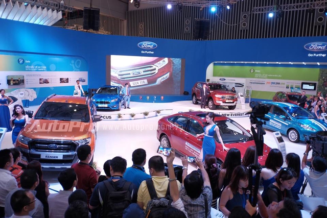 
Ford lần này không đưa ra một sản phẩm concept nào, mà mang tới các sản phẩm toàn cầu đồng thời đã được có mặt tại Việt Nam như Ford Fiesta, Ford Ecosport, cùng Ford Ranger phiên bản mới. 

