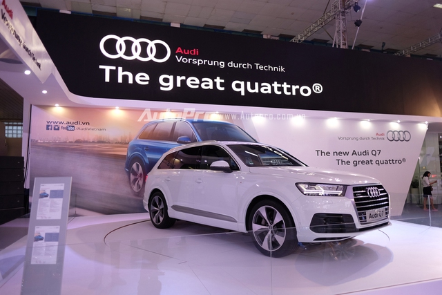 Audi Q7 mới được ra mắt ngay trước thềm VIMS 2015.