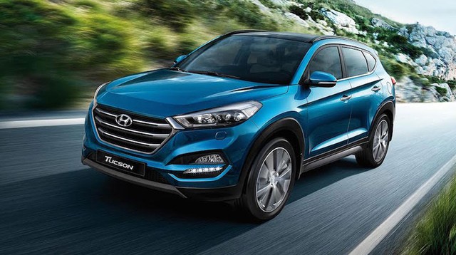 
Hyundai Tucson nguyên bản khi chưa được độ lại.
