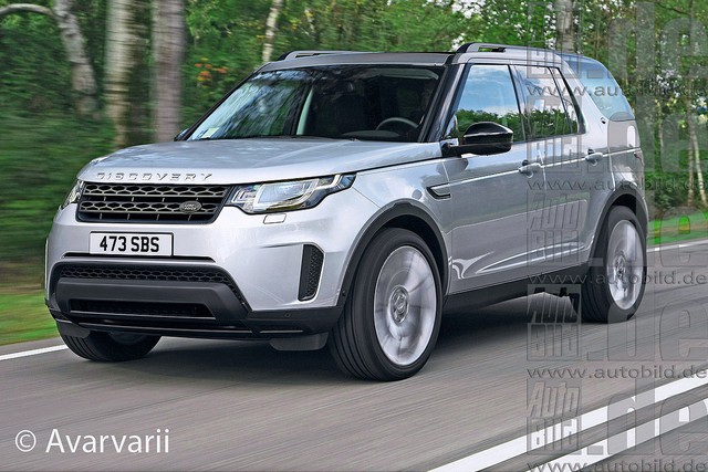 
Ảnh dựng 3D phiên bản Land Rover Discovery thế hệ thứ 5, được đăng tải trên trang tin Auto Bild.
