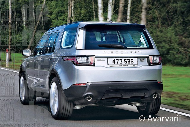 
Ảnh dựng 3D phiên bản Land Rover Discovery thế hệ thứ 5, được đăng tải trên trang tin Auto Bild.
