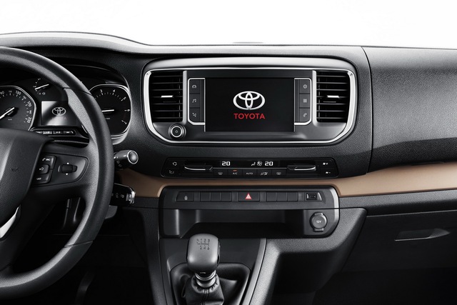 
Về an toàn, Toyota Proace Verso có hệ thống Safety Sense, bao gồm cảnh báo va chạm sớm, phanh khẩn cấp tự động, phát hiện điểm mù, cảnh báo chuyển làn đường, cảnh báo sự thiếu tập trung của người lái, phát hiện biển báo đường, giới hạn tốc độ thông minh và đèn pha tự động.
