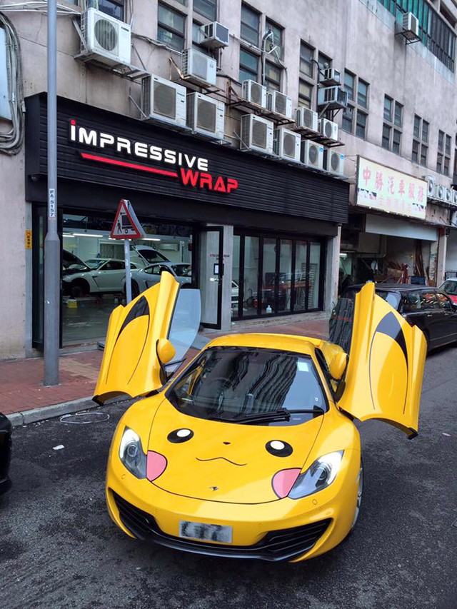 Trang trí siêu xe theo phong cách Pokemon - Trào lưu mới của nhà giàu