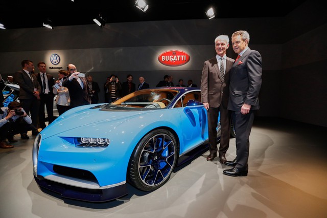 
Bugatti Chiron tại triển lãm Geneva 2016
