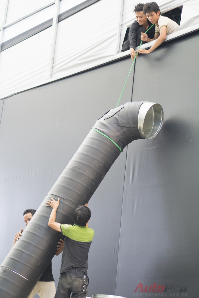 Các công tác chuẩn bị được gấp rút hoàn thiện trong chiều 14/6.