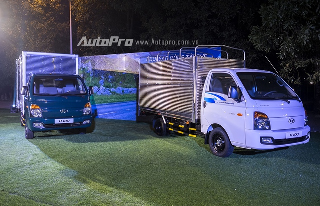 
Mẫu xe tải nhẹ Hyundai Porter H-100 được sản xuất theo tiêu chuẩn cho xe du lịch và phần cabin hàn hoàn toàn bằng robot tự động.
