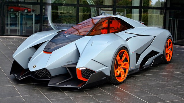 
Egoista: Lamborghini Egoista là siêu xe được lấy cảm hứng thiết kế từ máy bay chiến đấu Apache. Xe chỉ có 1 chỗ ngồi tương tự các mẫu xe trên đường đua F1. Cung cấp sức mạnh cho xe là khối động cơ V10 5,2 lít, mang lại công suất 600 mã lực. Các thông số kỹ thuật khác chỉ được công bố tới các khách hàng VIP tại lễ giới thiệu nằm trong chuối hoạt động kỷ niệm 50 năm tuổi của Lamborghini hồi giữa năm 2013.
