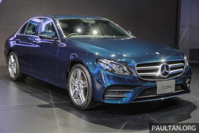 Mercedes-Benz E-Class thế hệ mới ra mắt thị trường Đông Nam Á trong triển lãm Bangkok năm nay.