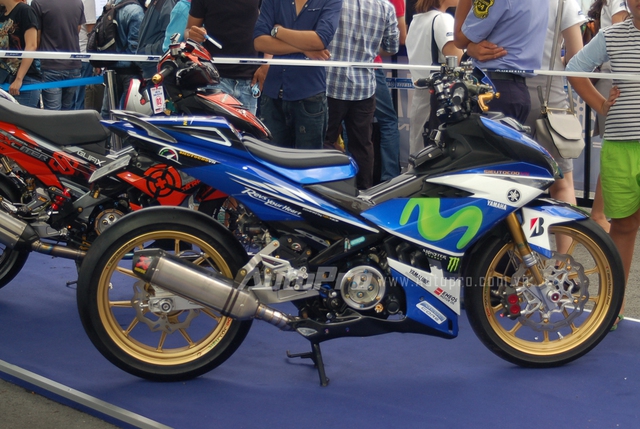 
Một chiếc Yamaha Exciter theo phong cách những chiếc xe đua MotoGP.
