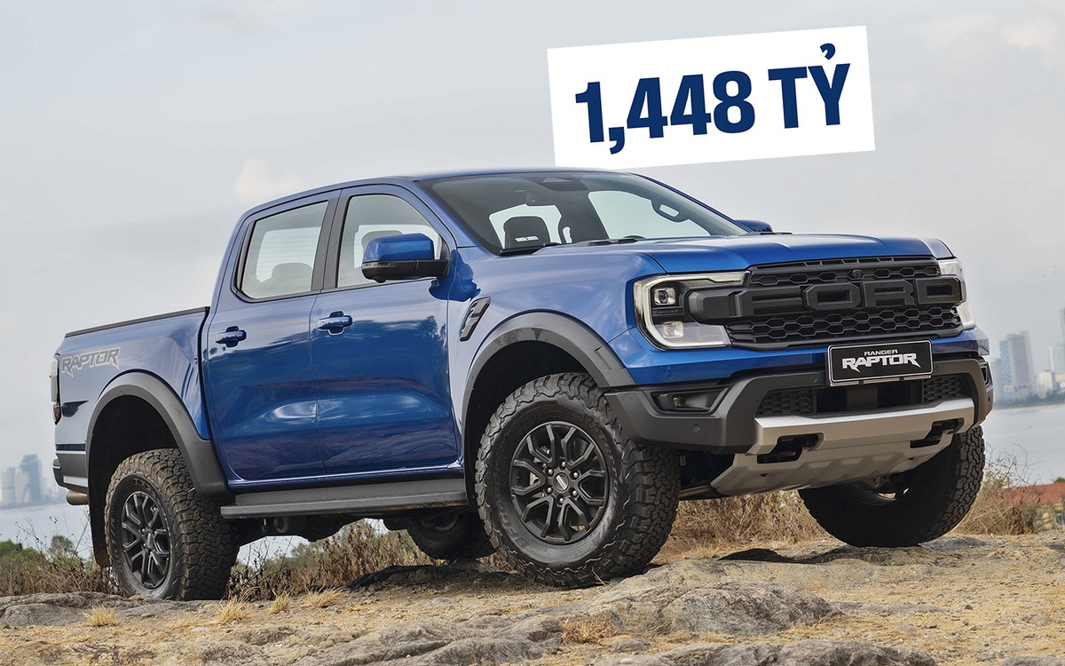 Ford Ranger Raptor xăng chốt giá 1,448 tỷ đồng tại Việt Nam: Thêm 149 ...