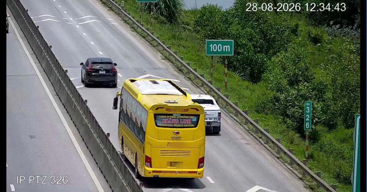 Ngày đầu nghỉ lễ, 9 tài xế bị phạt lỗi không giữ khoảng cách trên cao tốc