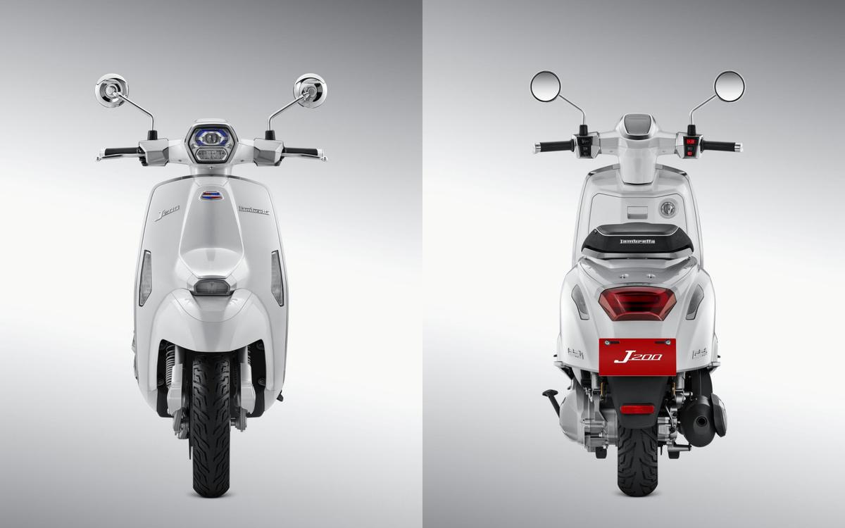 Thách thức Honda SH, xe tay ga Ý Lambretta J200 lộ diện sở hữu phanh ABS hai kênh