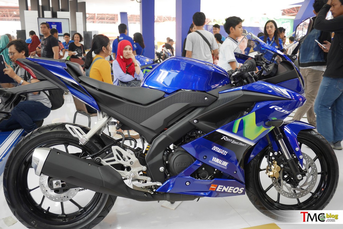 Mô tô thể thao Yamaha R15 3.0 có thêm phiên bản Movistar mới