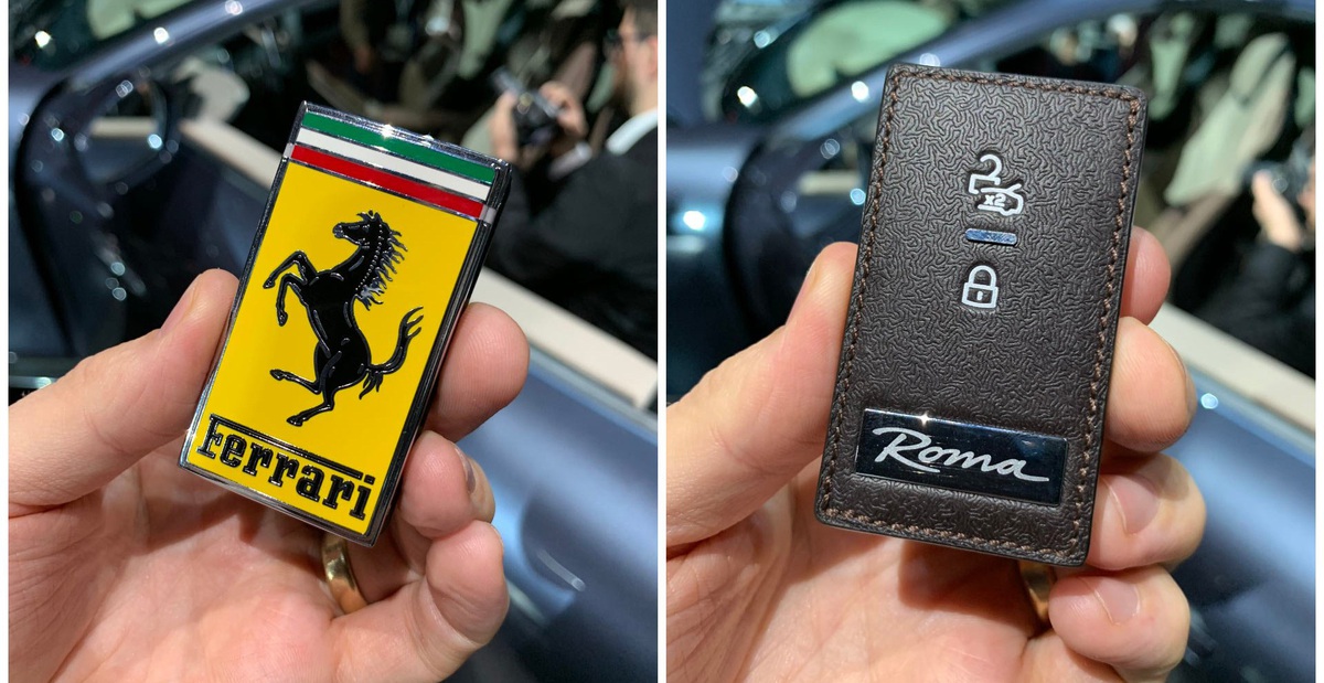 Siêu xe Ferrari Roma lộ ảnh chìa khoá, đảm bảo ai nhìn qua cũng biết ...