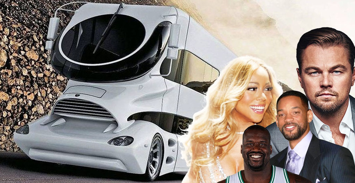 Dàn motorhome siêu khủng của sao: Như biệt thự triệu đô thứ thiệt, bên ...