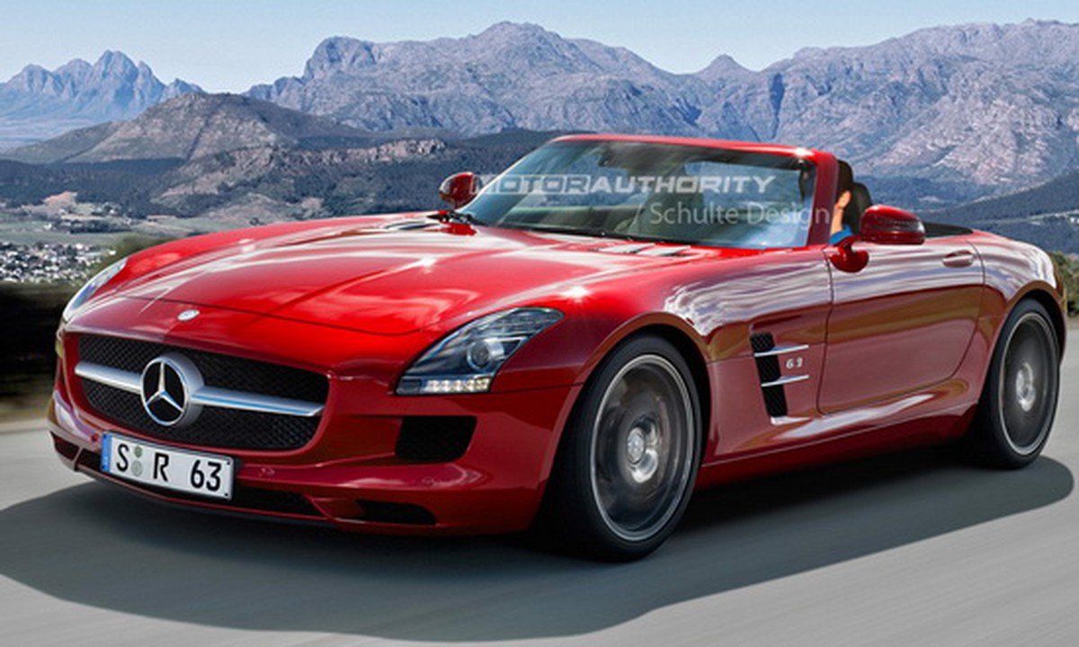 Mercedes-Benz SLS AMG Roadster lộ diện ở Nurburgring