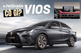 Bóc tách 4 phiên bản Toyota Vios 2023: Thay đổi toàn diện, ngập công nghệ nhưng vẫn có điểm 'cải lùi'