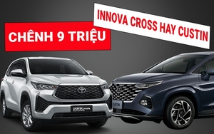 Toyota Innova Cross đấu Hyundai Custin tầm giá gần 1 tỷ: Xe Nhật tiết kiệm, xe Hàn nhiều trang bị tiện nghi