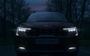 Kia Sonet 2024 có video chính thức đầu tiên: Thiết kế đầu xe mới, thêm loa Bose cạnh tranh Raize