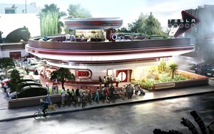 Tesla công bố ý tưởng trạm sạc xịn hơn VinFast: Có cả rạp phim và nhà hàng